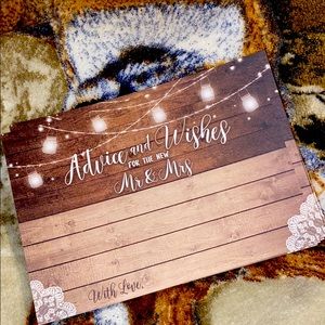 Advice Cards for the new Mr. and Mrs